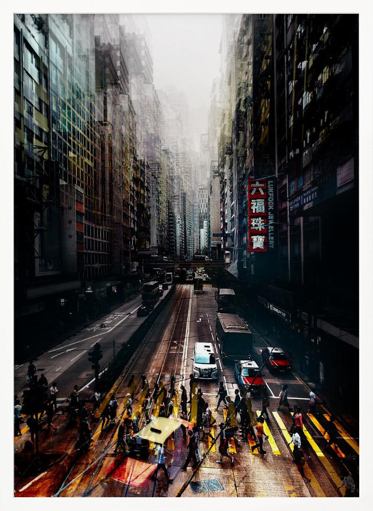 streets of Hong Kong Poster