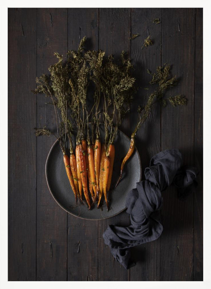 Roasted carrots Poster