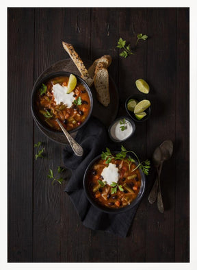 Black Beans and Cabbage Soup Poster