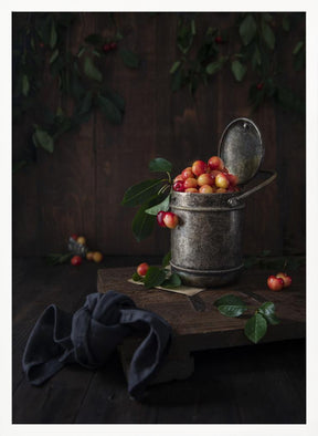 Yellow cherries Poster