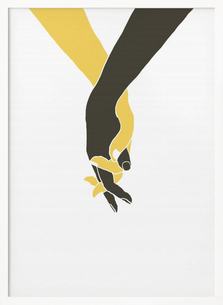 Holding Hands Poster