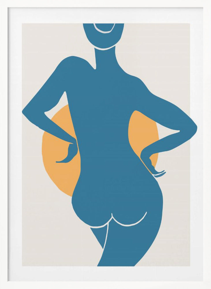 Blue Woman Poster