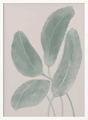 Leaves Watercolor Poster