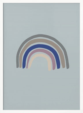 Rainbow Blue Poster