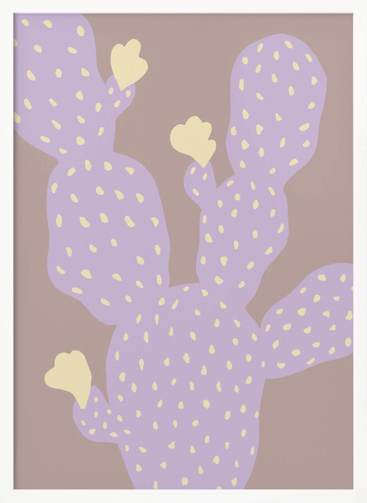 Lilac Cactus Poster