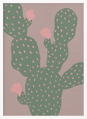 Green Cactus Poster