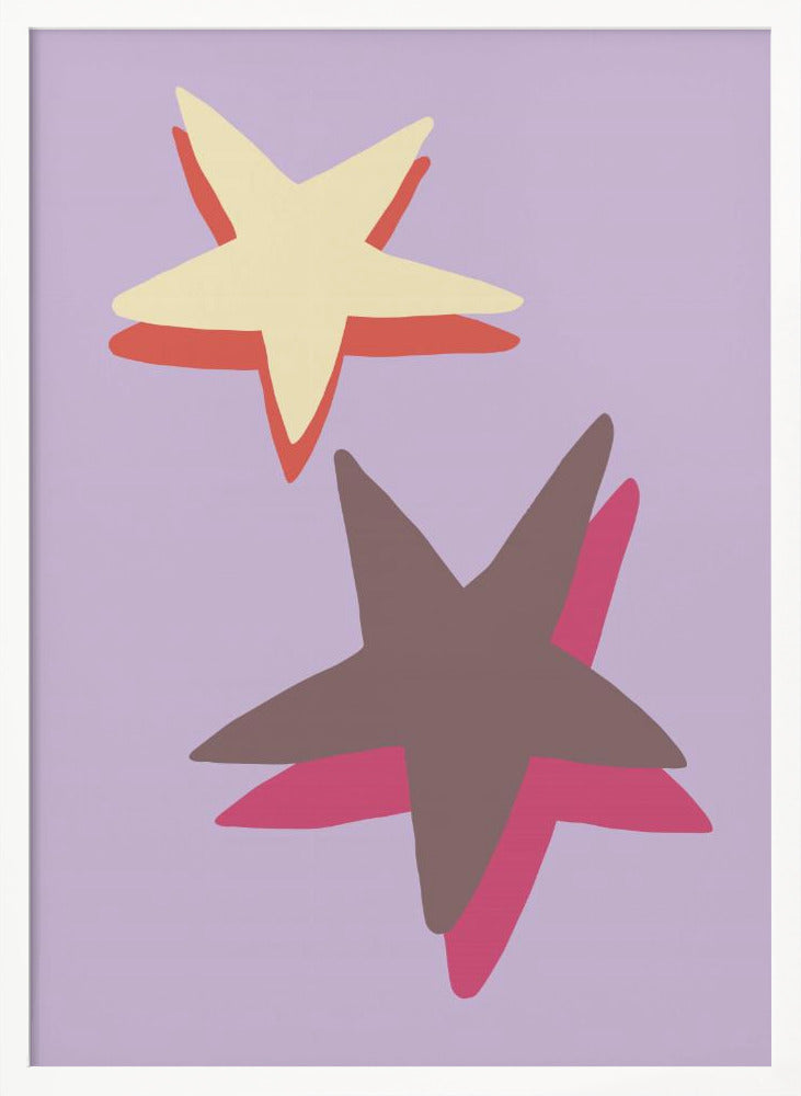 Lilac Star Poster