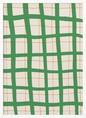 Green Grid Poster