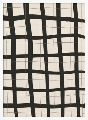 Black Grid Poster