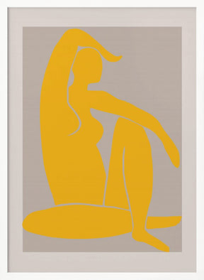 Yellow Figure Poster