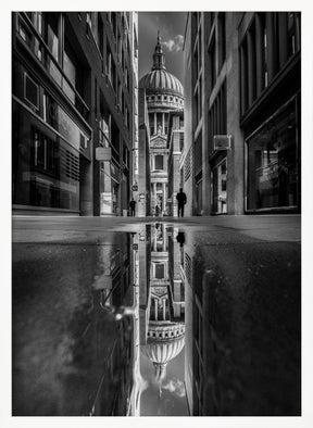 The Mirror Of St Paul's Cathedral Poster