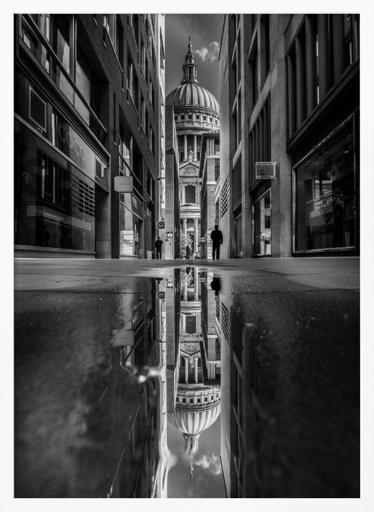 The Mirror Of St Paul's Cathedral Poster