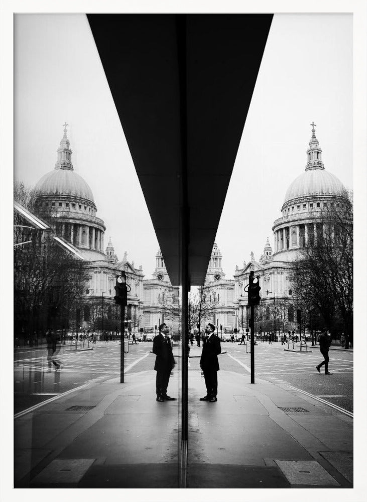 Reflecting St.Paul Poster