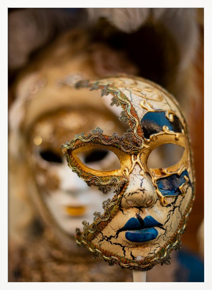 Behind the Eyes of Venice Mask Poster