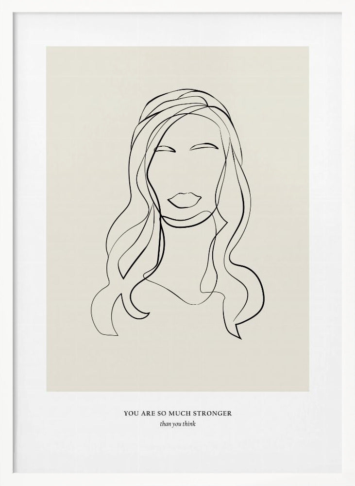 Modern Line Art Poster