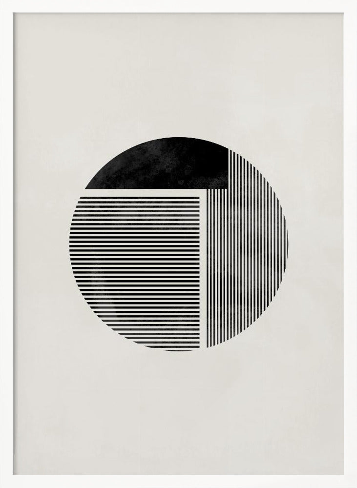 Minimalist round Poster