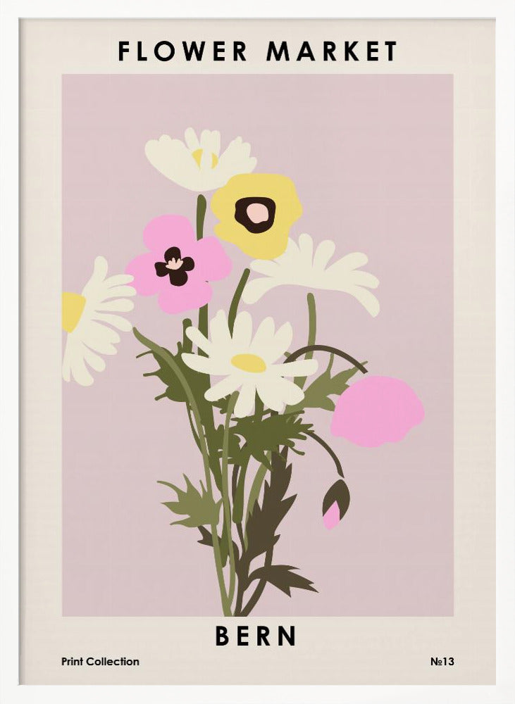 Flower Market Bern Poster