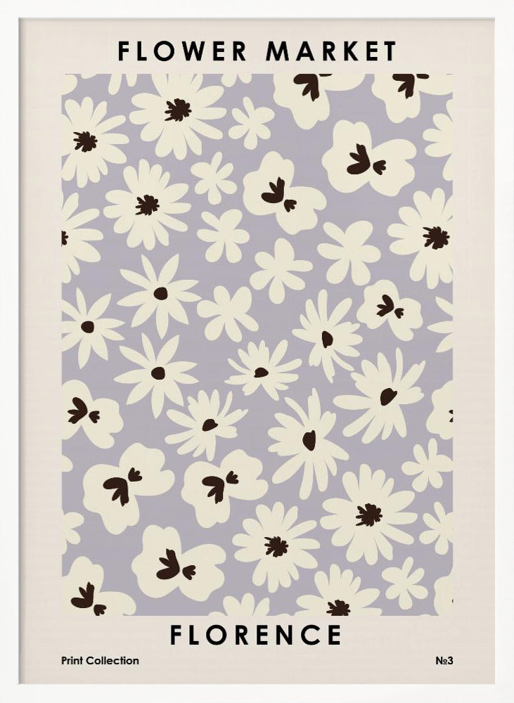 Flower Market Florence Poster