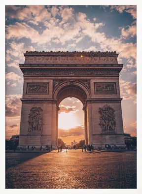 Golden Arc of Paris Poster