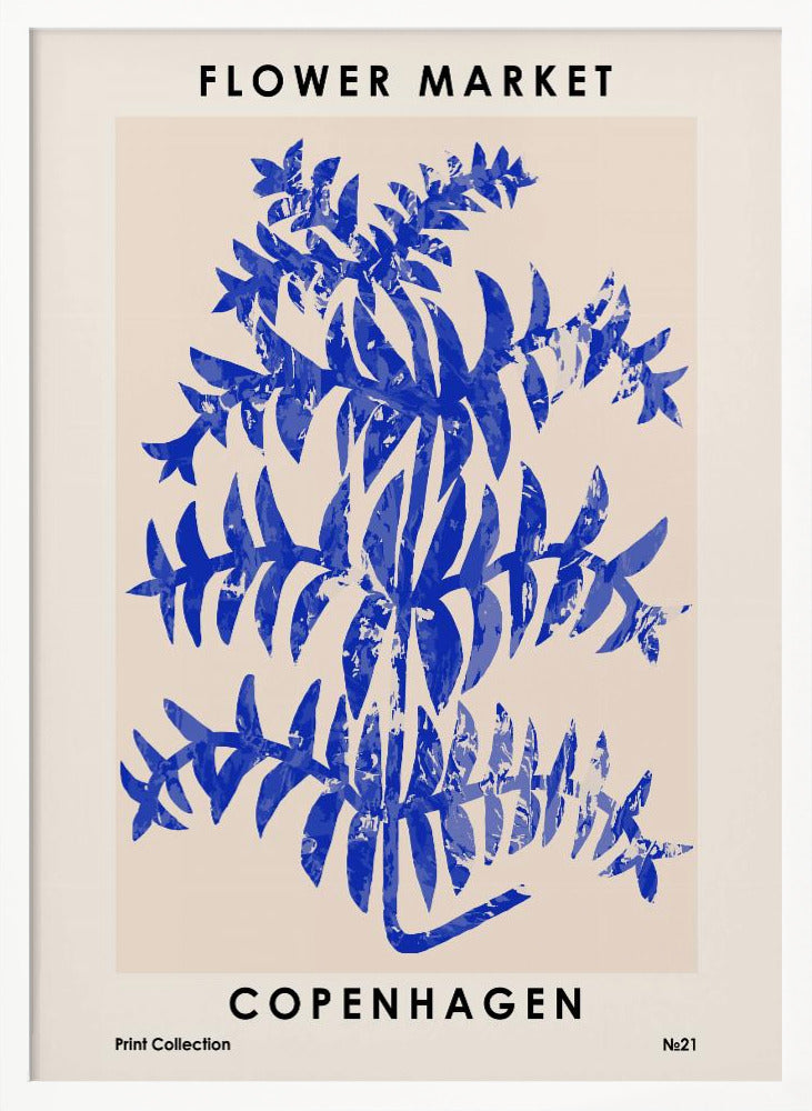 Flower Market. Copenhagen Poster