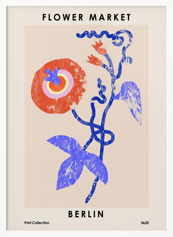 Flower Market. Berlin Poster