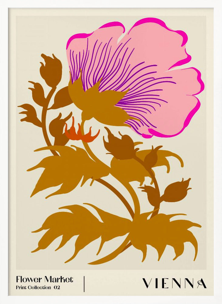 Flower Market. Vienna Poster