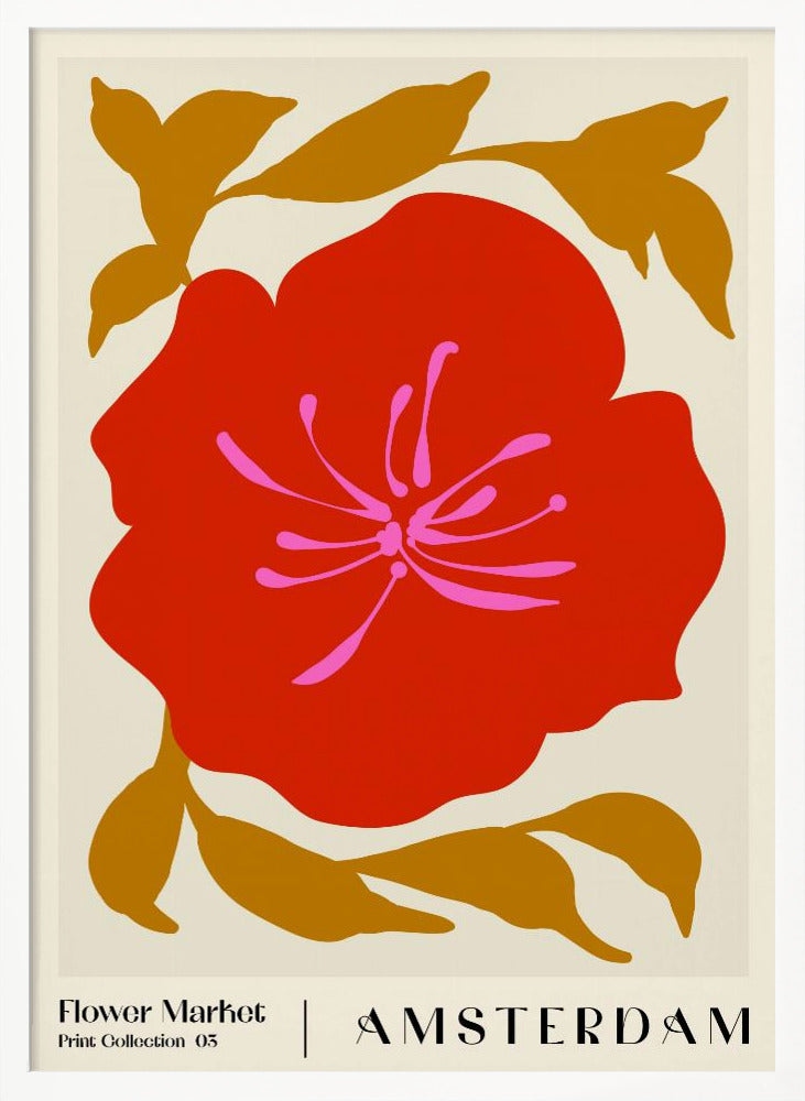 Flower Market. Amsterdam Poster