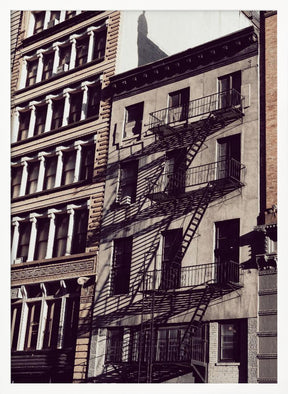 New York City Fire Escapes Poster