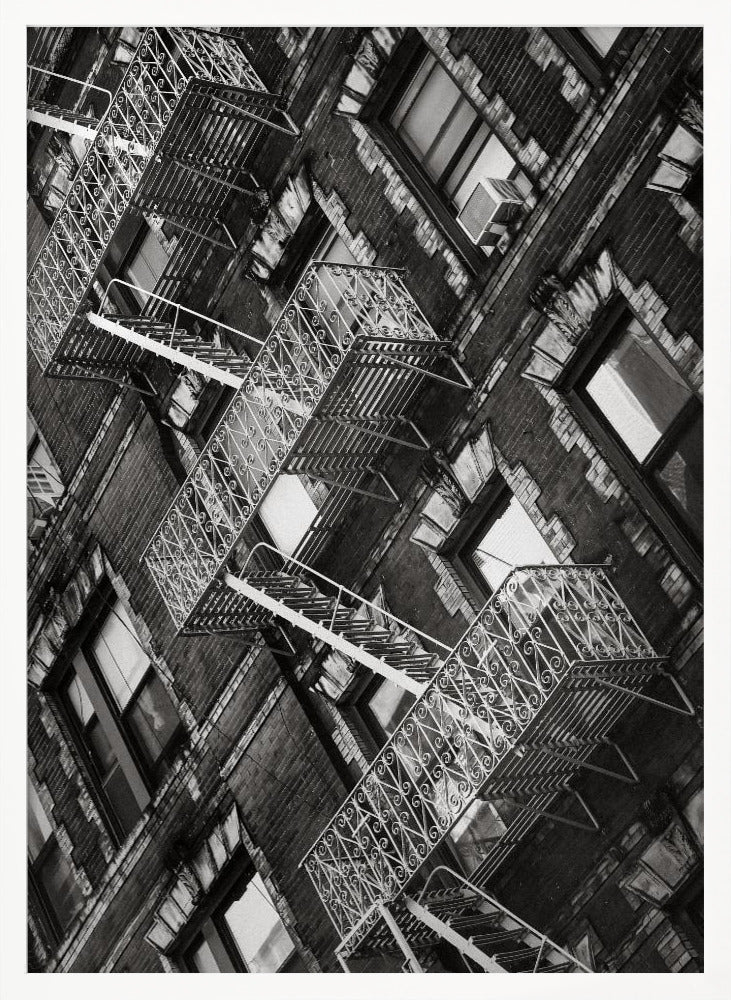 New York City Fire Escapes 04 Poster