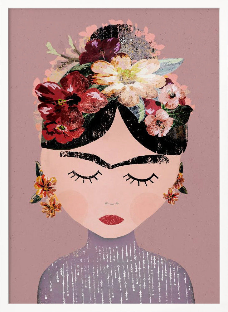 Frida (Pastel Version) Poster