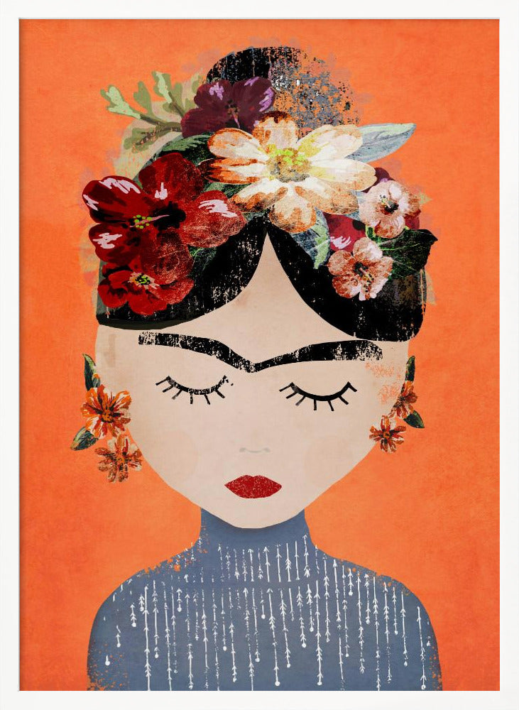 Frida (Orange Version) Poster