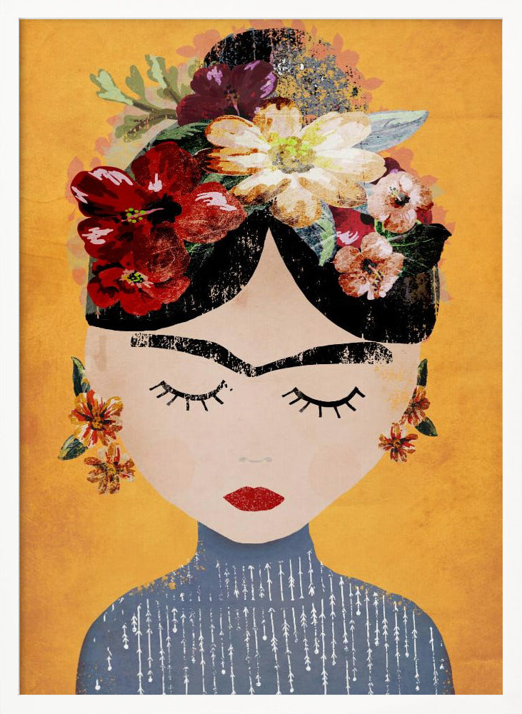 Frida (Yellow Version) Poster