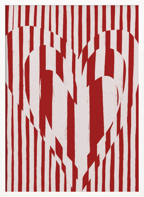 Hearts (Red Version) Poster