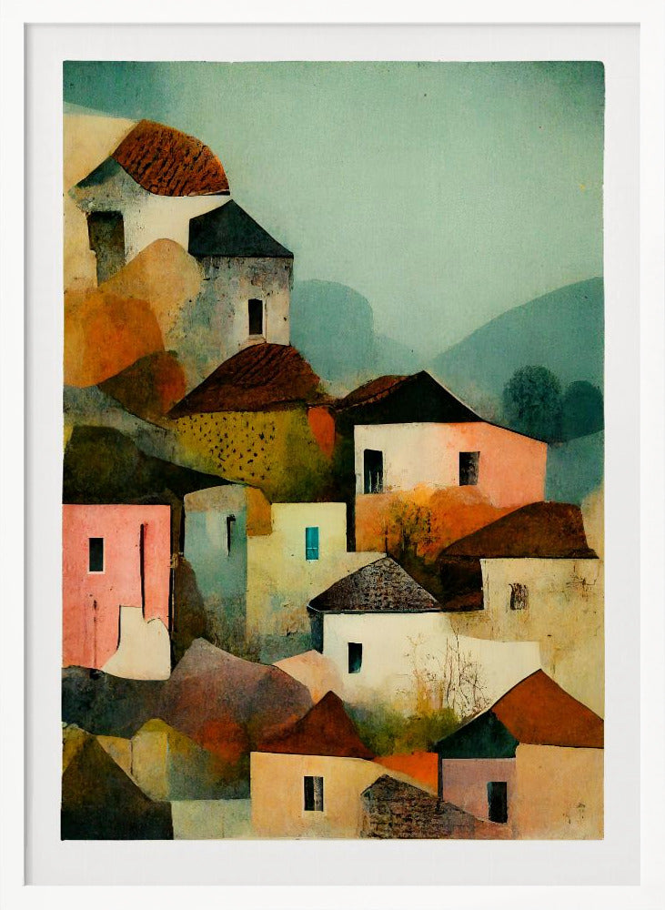 Italian Village Poster