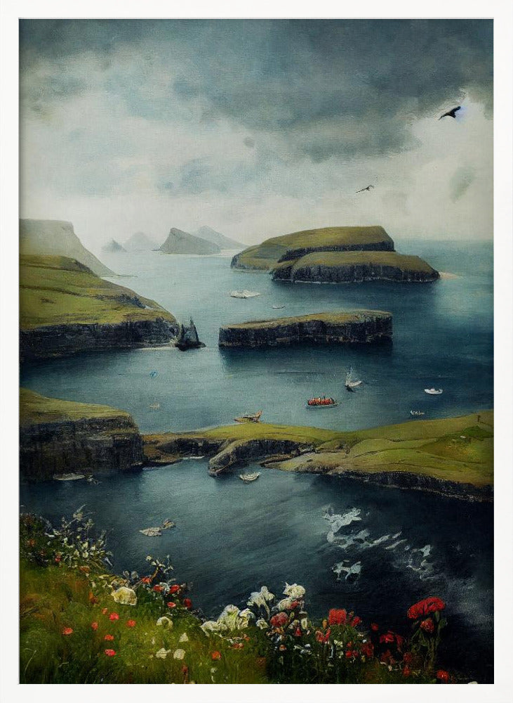 Beautiful Islands No 2 Poster