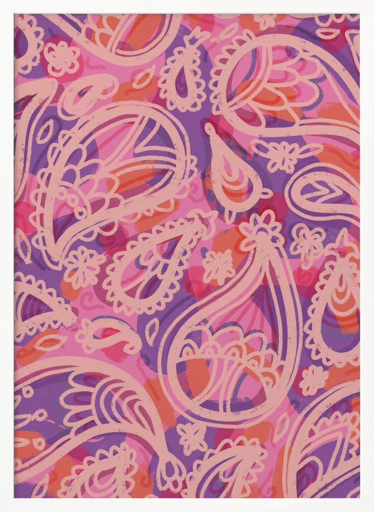 Paisley Pattern Poster