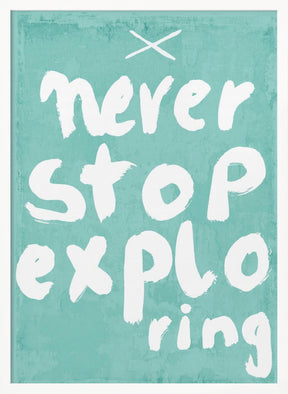 Never Stop Exploring Poster