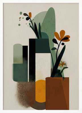 Geometric Vases Poster