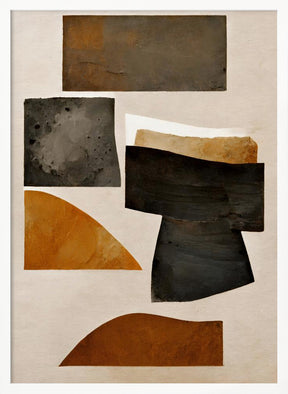 Rusty Shapes Poster