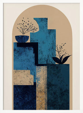 Blue Vase Poster