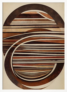 Curved Wood Poster