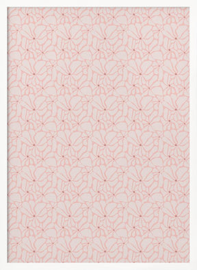 Cute Patel Flower Pattern Poster