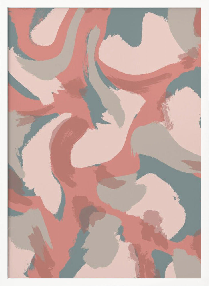 Pastel Big Strokes Poster