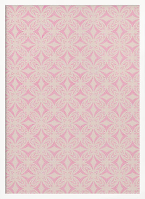 Light Pink Tile Pattern Poster