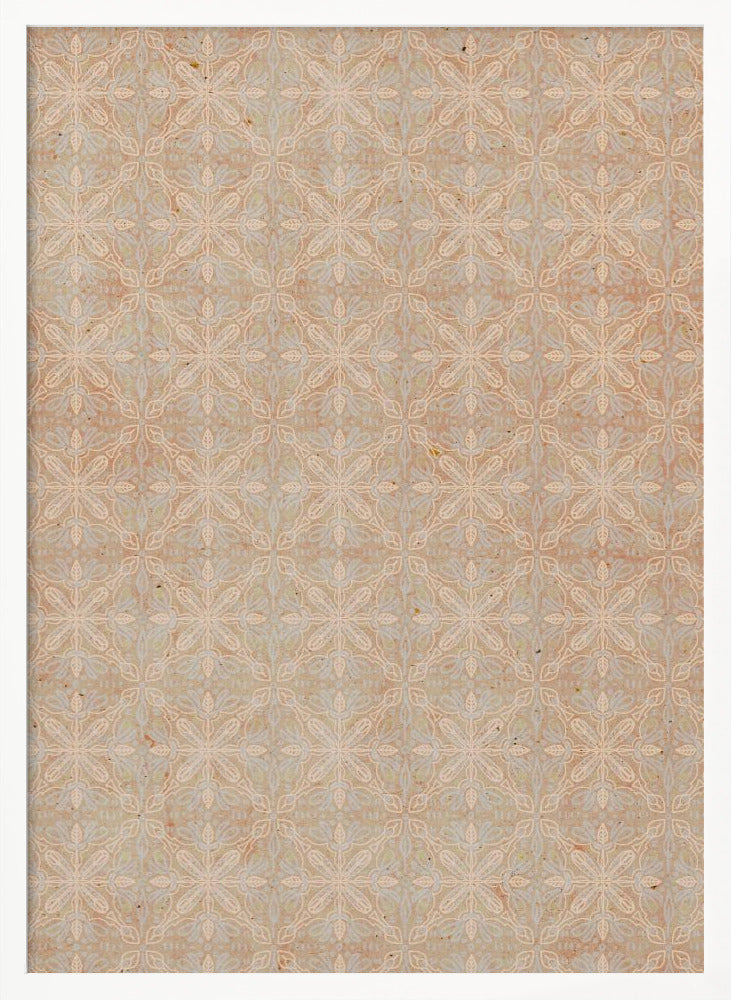 Shabby Mandala Pattern Poster