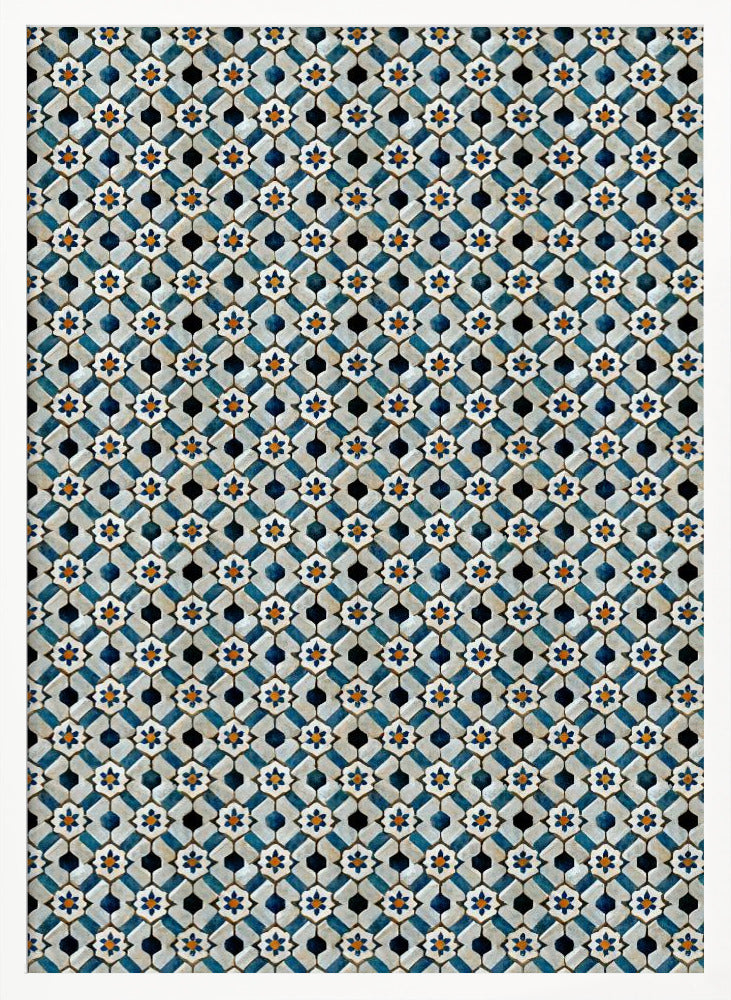 Moroccan Tile Pattern Poster