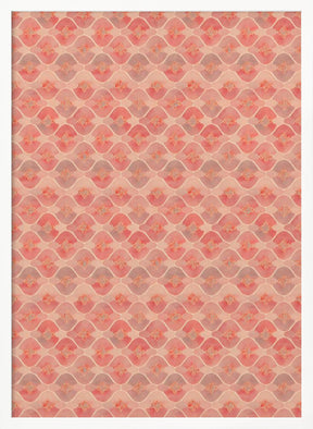 Pink Romantic Pattern Poster