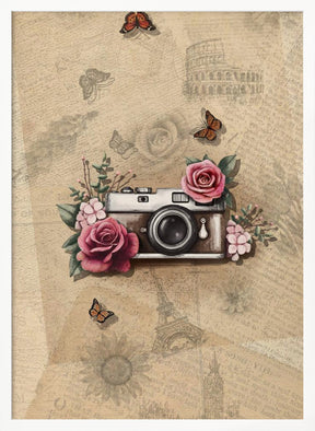 Vintage Camera Poster