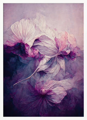 Purple Peony Poster