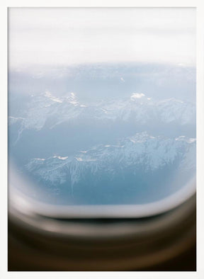 Plane Window View Poster